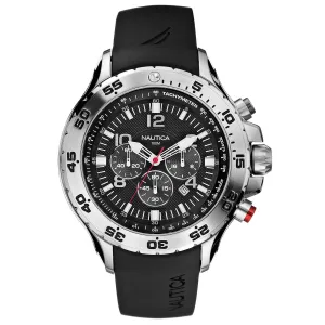Nautica Men's Nst Chronograph Watch - Black Multi Nautica