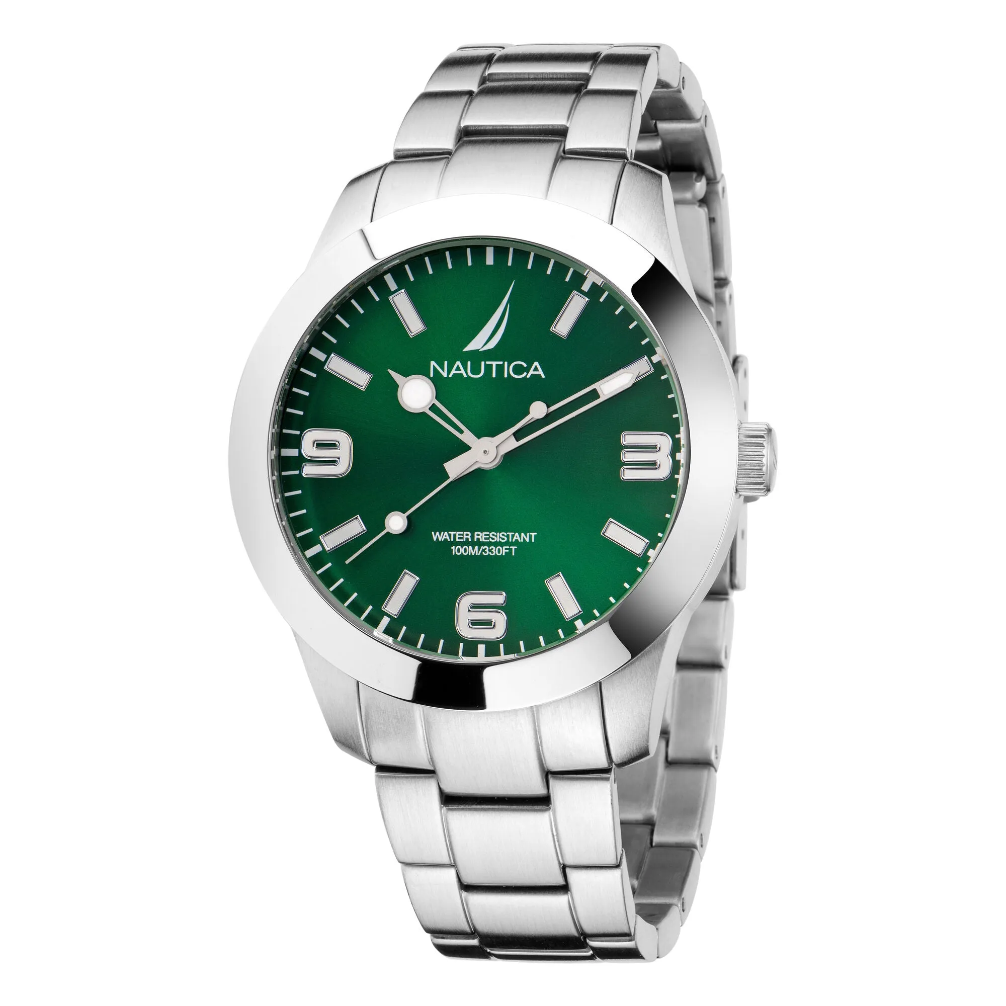 Nautica Men's Pacific Beach Stainless Steel 3-Hand Watch Multi Nautica