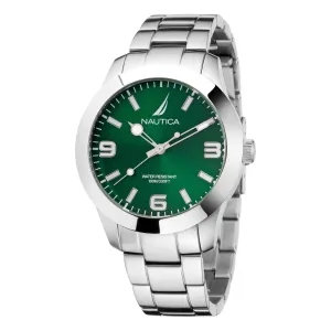 Nautica Men's Pacific Beach Stainless Steel 3-Hand Watch Multi Nautica