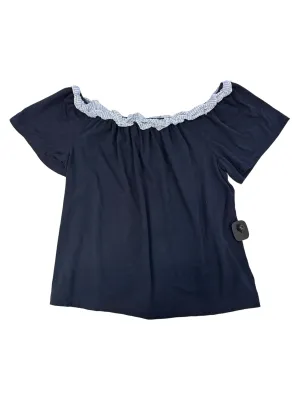 Navy Top Short Sleeve Designer Kate Spade, Size L Kate Spade Bags