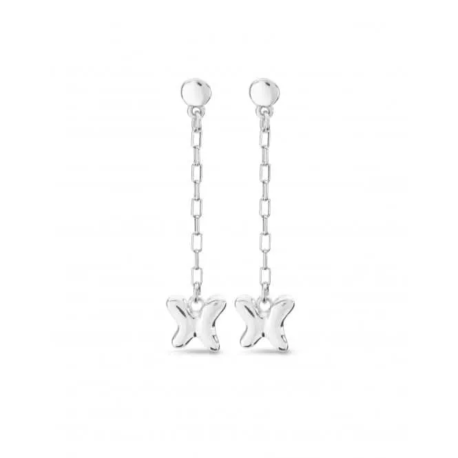 Pendant Small Butterfly Wings Earrings PEN0925MTL0000U Unode50 Jewelry And Accessories