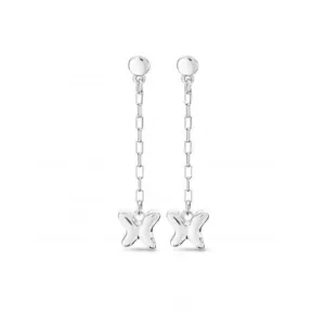 Pendant Small Butterfly Wings Earrings PEN0925MTL0000U Unode50 Jewelry And Accessories