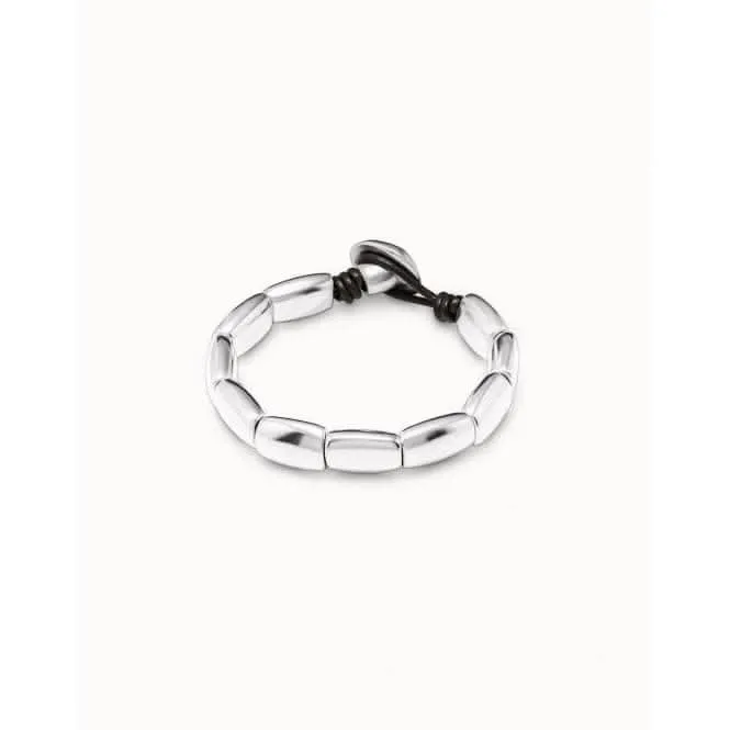 Petals Silver Metal Bracelet Unode50 Jewelry And Accessories