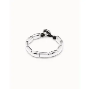 Petals Silver Metal Bracelet Unode50 Jewelry And Accessories