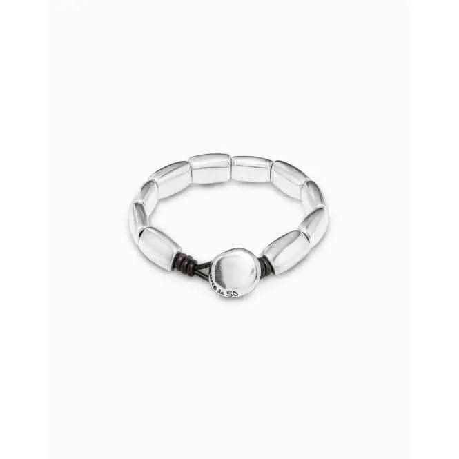 Petals Silver Metal Bracelet Unode50 Jewelry And Accessories