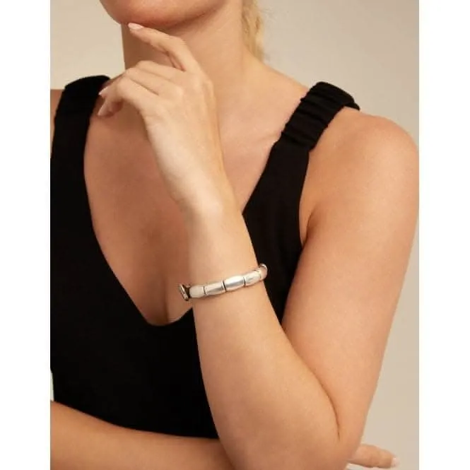 Petals Silver Metal Bracelet Unode50 Jewelry And Accessories