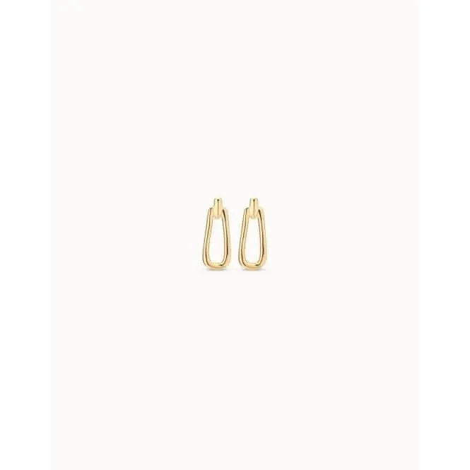 Prosperity Golden Brass Earrings Unode50 Jewelry And Accessories