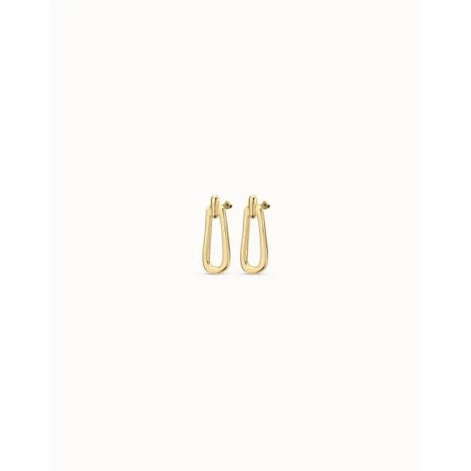 Prosperity Golden Brass Earrings Unode50 Jewelry And Accessories