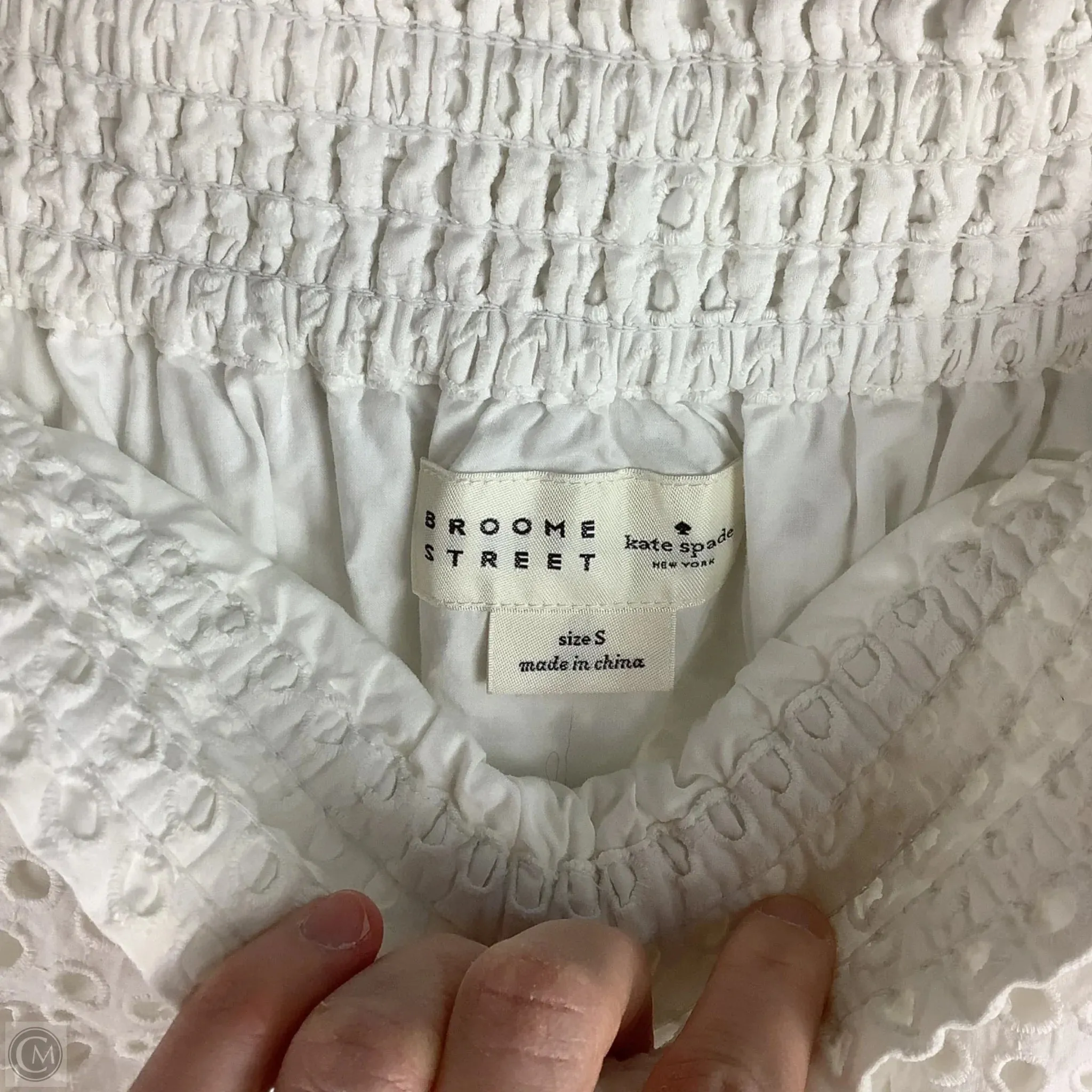 Skirt Designer By Kate Spade In White, Size: S Kate Spade Bags