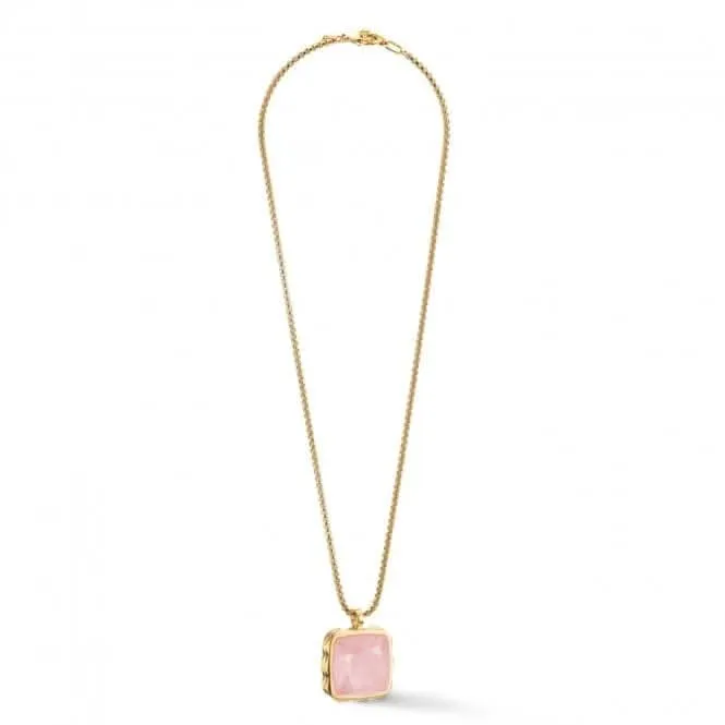 Stainless Steel Rose Gold Necklace 1200/10-1916 Coeur De Lion Jewellery