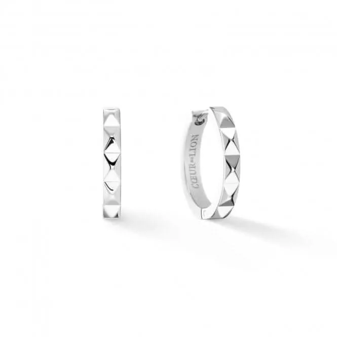 Stainless Steel Silver Ear Studs 0135/21-1700 Coeur De Lion Jewellery