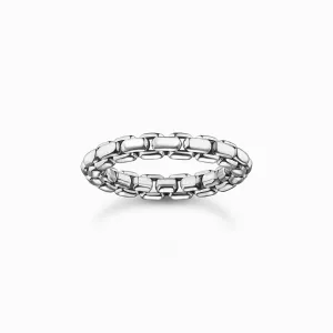 Sterling Silver Box Chain Ring TR2502-637-21 Thomas Sabo Rings