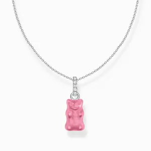Sterling Silver HARIBO Zirconia Pink Goldbears Necklace KE2209-052-9 Thomas Sabo Necklaces