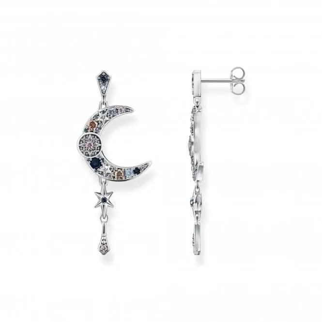 Sterling Silver Magic Stars Long Drop Earrings H2200-945-7 Thomas Sabo Earrings