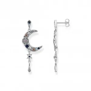 Sterling Silver Magic Stars Long Drop Earrings H2200-945-7 Thomas Sabo Earrings