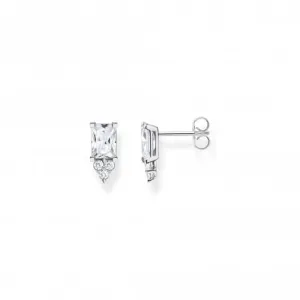 Sterling Silver White Stones Earrings H2173-051-14 Thomas Sabo Earrings