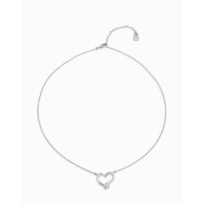 Straight To The Heart White Brass Topazs Necklace Unode50 Jewelry And Accessories
