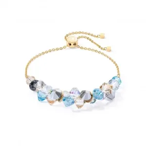 Swarovski Crystal Aqua Bracelet 4639/30-2000 Coeur De Lion Jewellery