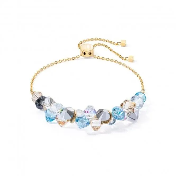 Swarovski Crystal Aqua Bracelet 4639/30-2000 Coeur De Lion Jewellery