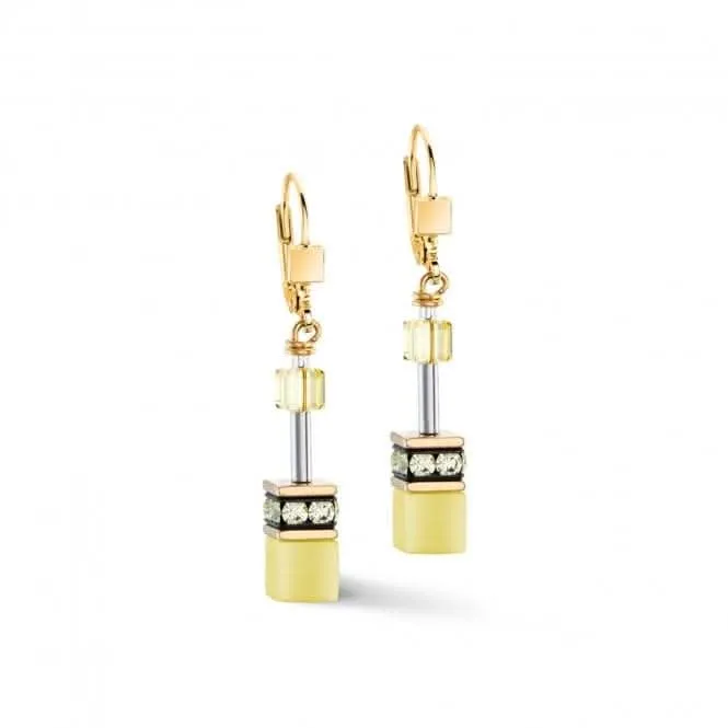 Swarovski Crystal Light yellow Earrings 4020/20-0120 Coeur De Lion Jewellery