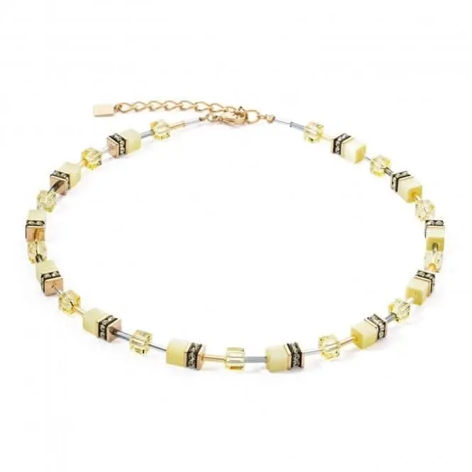 Swarovski Crystal Light yellow Necklace 4020/10-0120 Coeur De Lion Jewellery