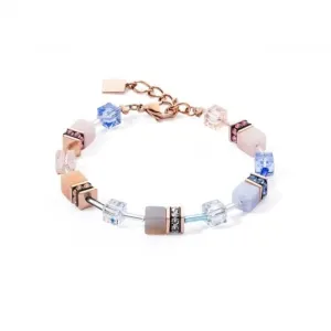 Swarovski Crystal Lightblue Beige Bracelet 4905/30-0738 Coeur De Lion Jewellery