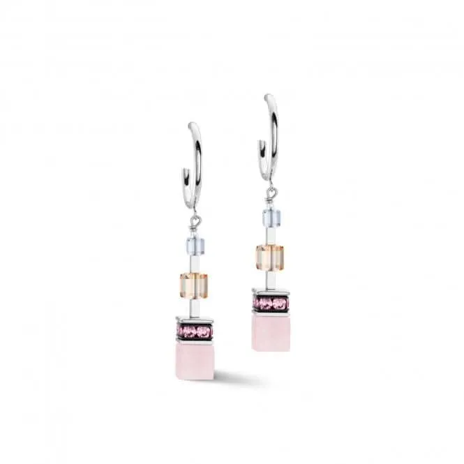 Swarovski Crystal Lightblue Beige Earrings 3039/21-0738 Coeur De Lion Jewellery
