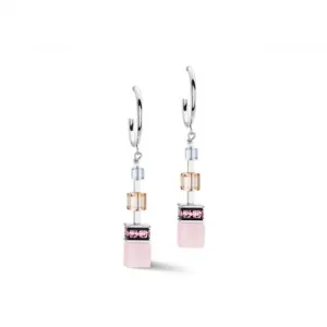 Swarovski Crystal Lightblue Beige Earrings 3039/21-0738 Coeur De Lion Jewellery