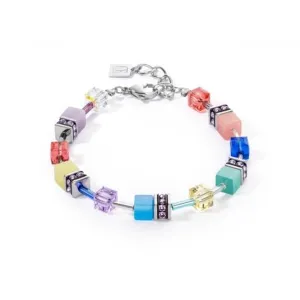 Swarovski Crystal Multicolour Happiness Bracelet 2838/30-1591 Coeur De Lion Jewellery