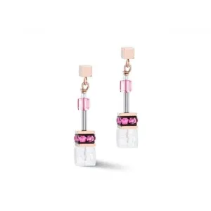 Swarovski Crystal Pink Earrings 3018/21-0400 Coeur De Lion Jewellery