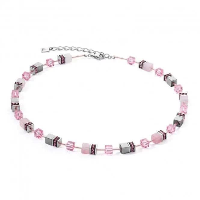Swarovski Crystal Rose Necklace 4017/10-1900 Coeur De Lion Jewellery