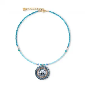 Swarovski Crystal Turquoise Necklace 2035/10-0600 Coeur De Lion Jewellery