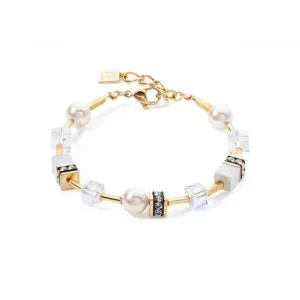 Swarovski Crystal White Gold Bracelet 4081/30-1416 Coeur De Lion Jewellery