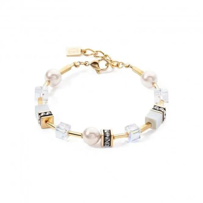 Swarovski Crystal White Gold Bracelet 4081/30-1416 Coeur De Lion Jewellery