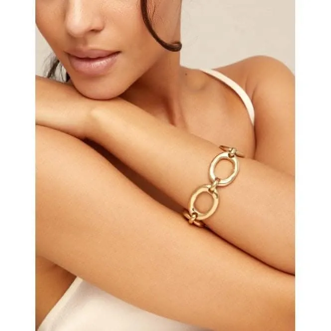 The One Golden Metal Bracelet Unode50 Jewelry And Accessories