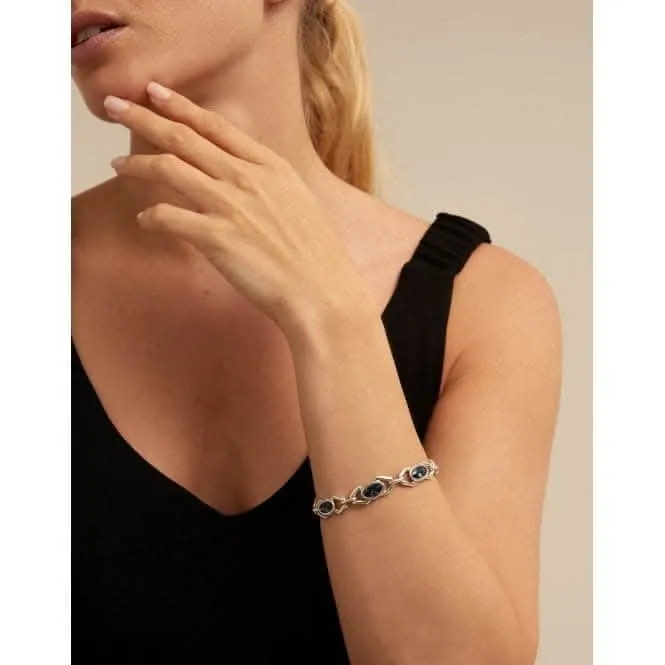 The Queen Blue Faceted Crystal Bracelet Unode50 Jewelry And Accessories