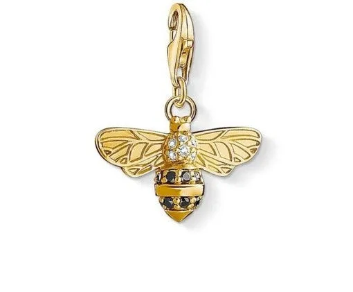 Thomas Sabo Jewellery Thomas Sabo - Charm Club Gold Plated Bee