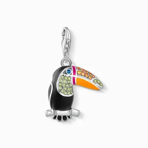 Thomas Sabo Jewellery Thomas Sabo Charm Club Sterling Silver Colourful Toucan Charm