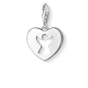 Thomas Sabo Jewellery Thomas Sabo Charm Club Sterling Silver Guardian Angel Heart Charm