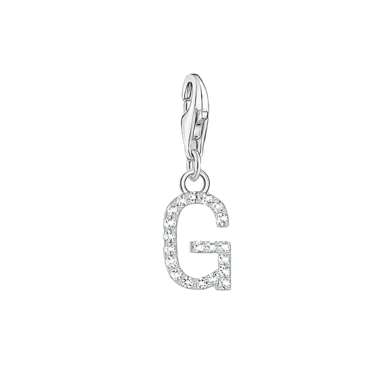 Thomas Sabo Jewellery Thomas Sabo Charmista Sterling Silver Letter G Charm Pendant