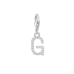 Thomas Sabo Jewellery Thomas Sabo Charmista Sterling Silver Letter G Charm Pendant
