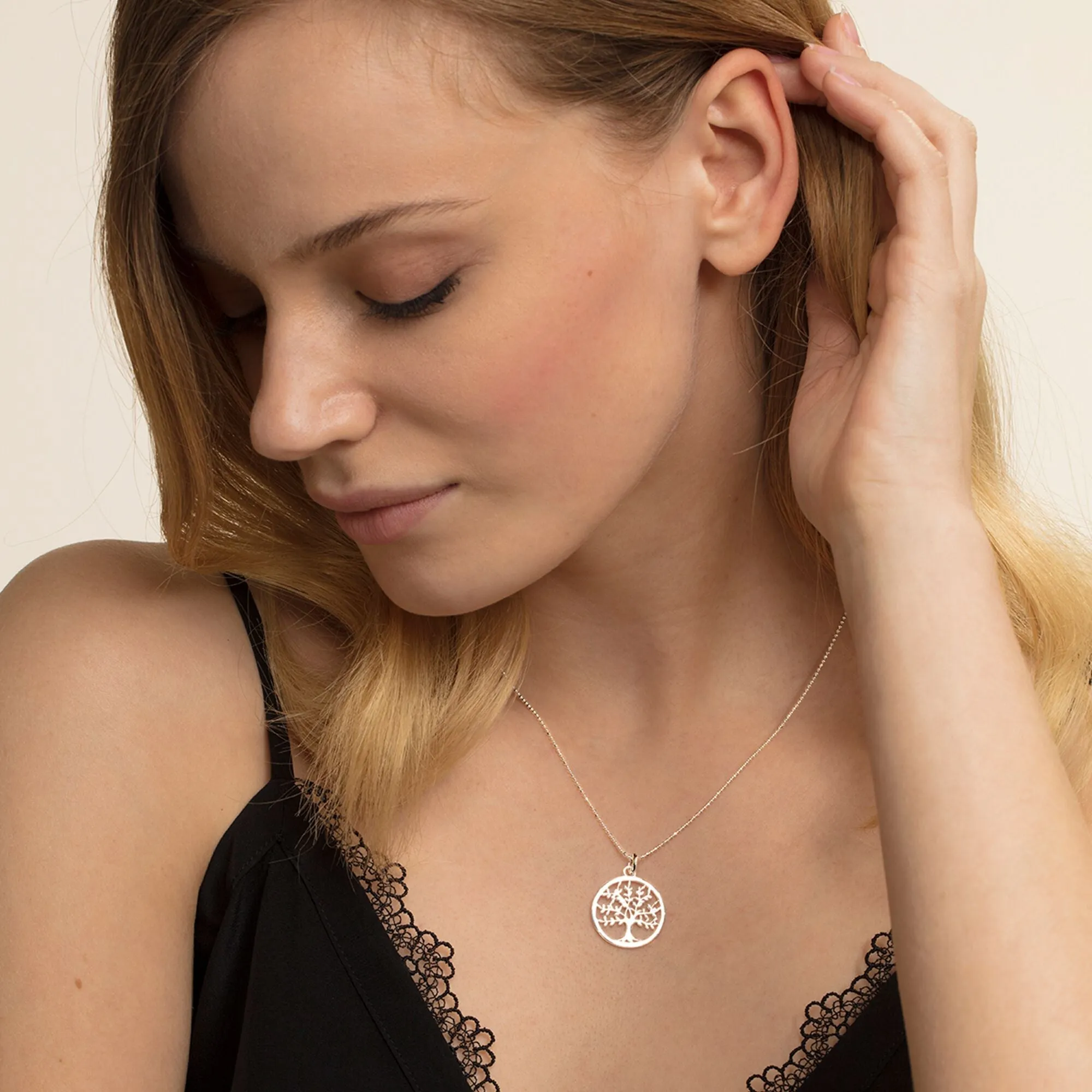 Thomas Sabo Jewellery Thomas Sabo Glam And Soul Sterling Silver Tree Of Love Necklace
