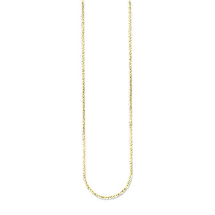 Thomas Sabo Jewellery Thomas Sabo Glam And Soul Yellow Gold Venezia Chain 50cm