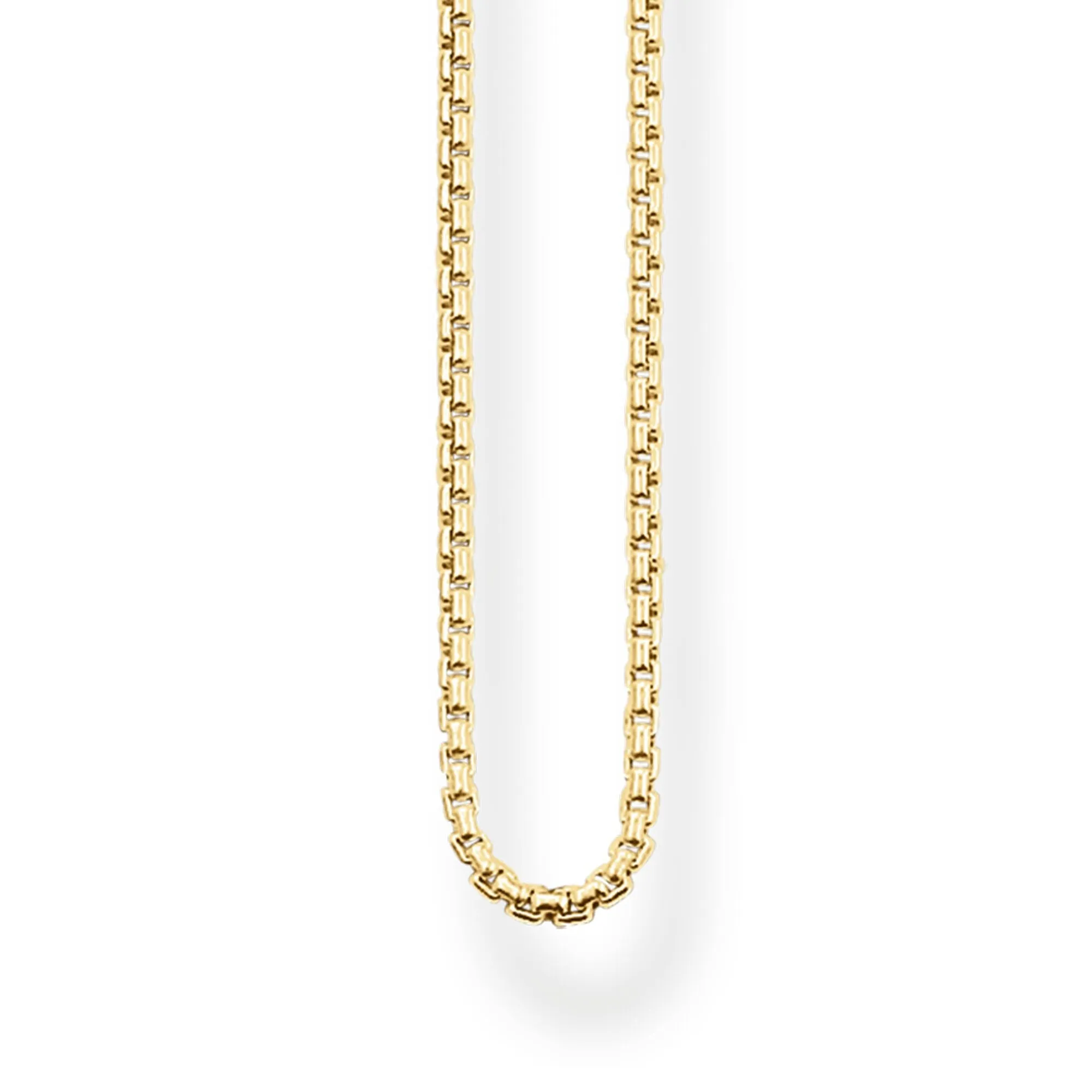 Thomas Sabo Jewellery Thomas Sabo Glam And Soul Yellow Gold Venezia Necklace 70cm