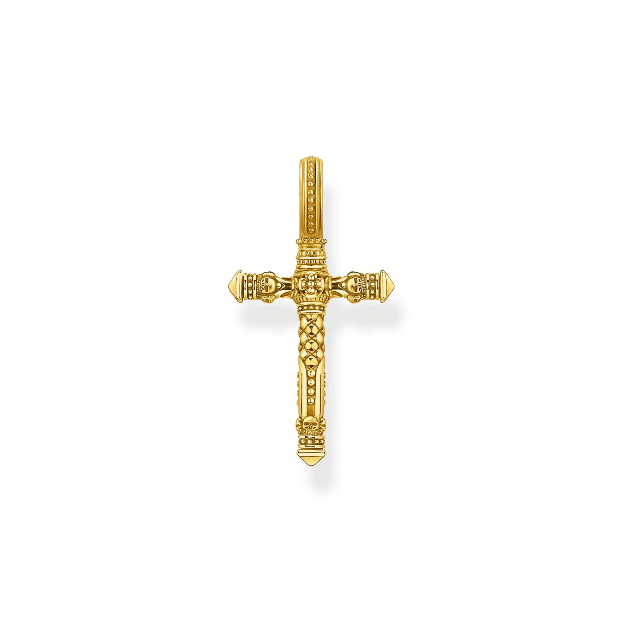 Thomas Sabo Jewellery Thomas Sabo Gold Plated Sterling Silver Cross Pendant