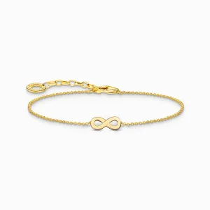 Thomas Sabo Jewellery Thomas Sabo Gold Plated Sterling Silver Infinity Bracelet