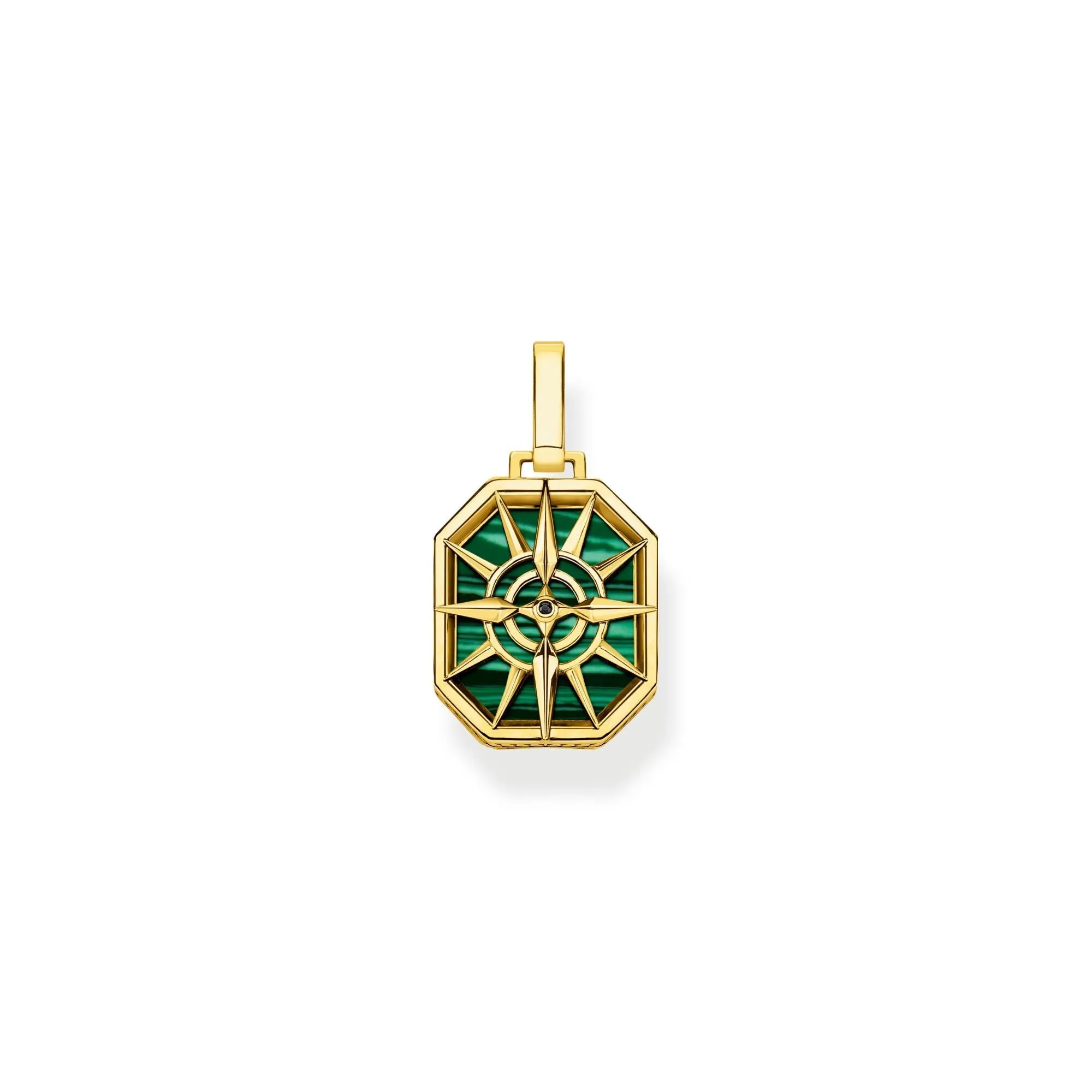 Thomas Sabo Jewellery Thomas Sabo Gold Plated Sterling Silver Small Compass Star Pendant