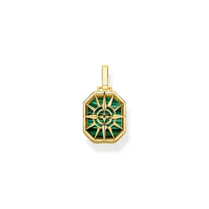 Thomas Sabo Jewellery Thomas Sabo Gold Plated Sterling Silver Small Compass Star Pendant