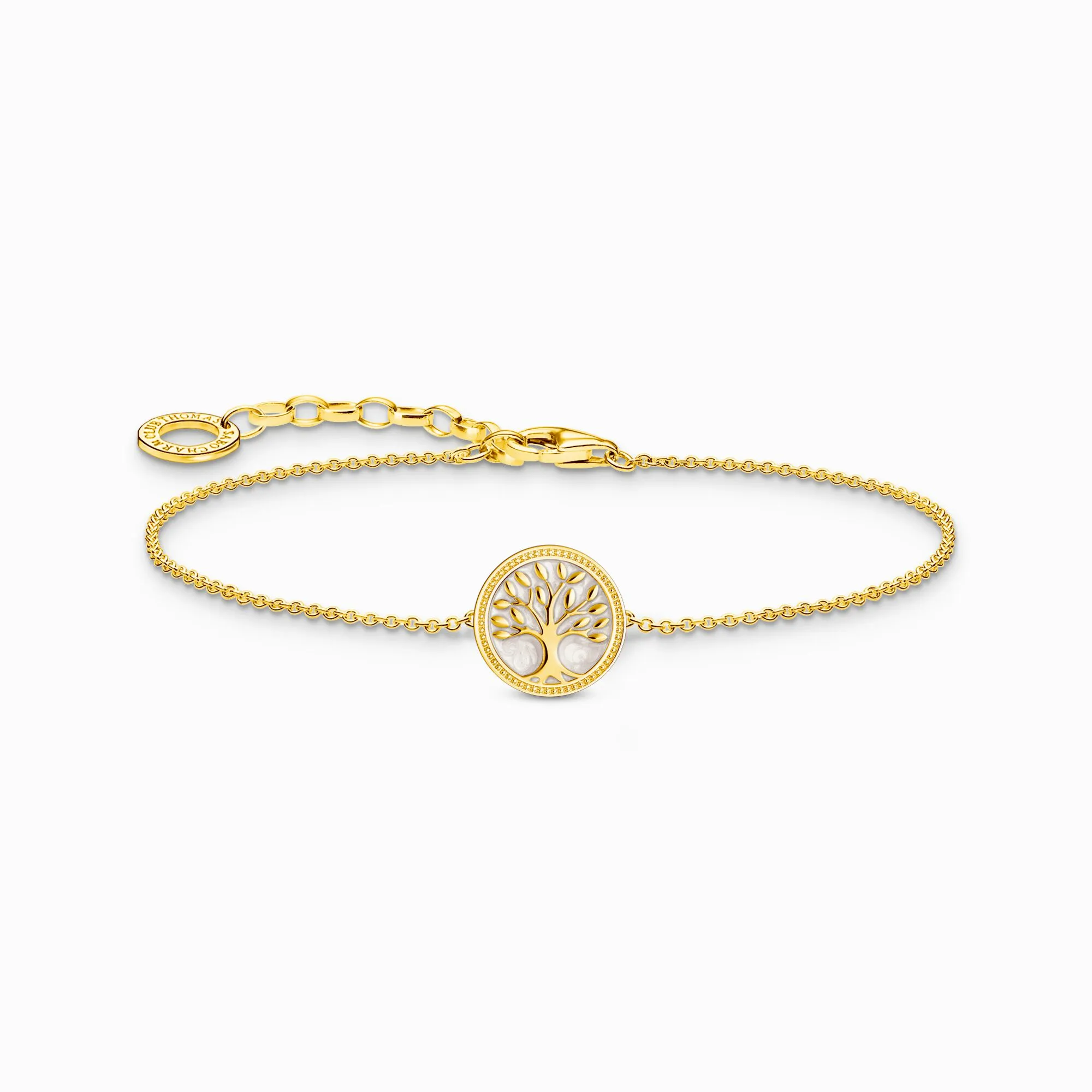 Thomas Sabo Jewellery Thomas Sabo Gold Plated Sterling Silver Tree of Love Bracelet