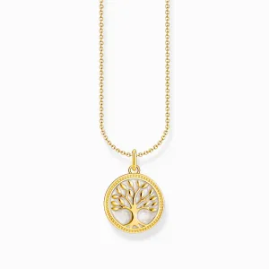 Thomas Sabo Jewellery Thomas Sabo Gold Plated Sterling Silver Tree of Love Necklace